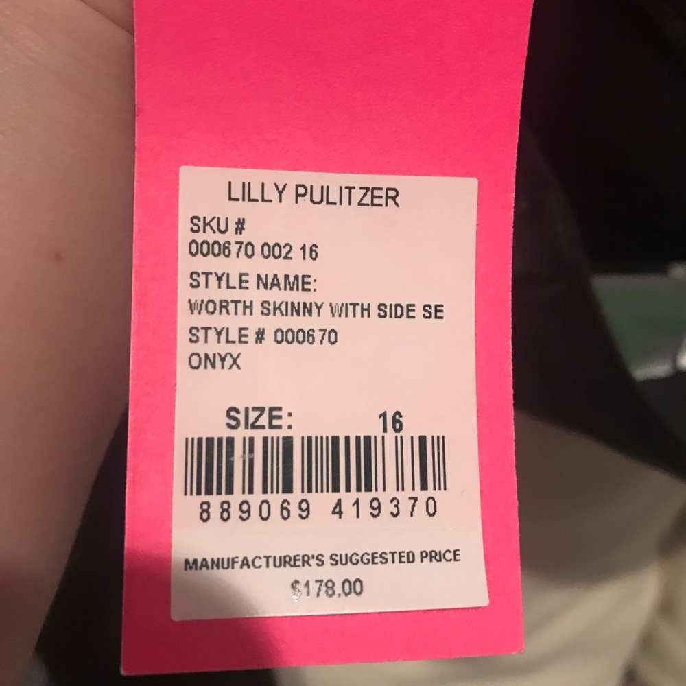 Lilly Pulitzer Black Pants